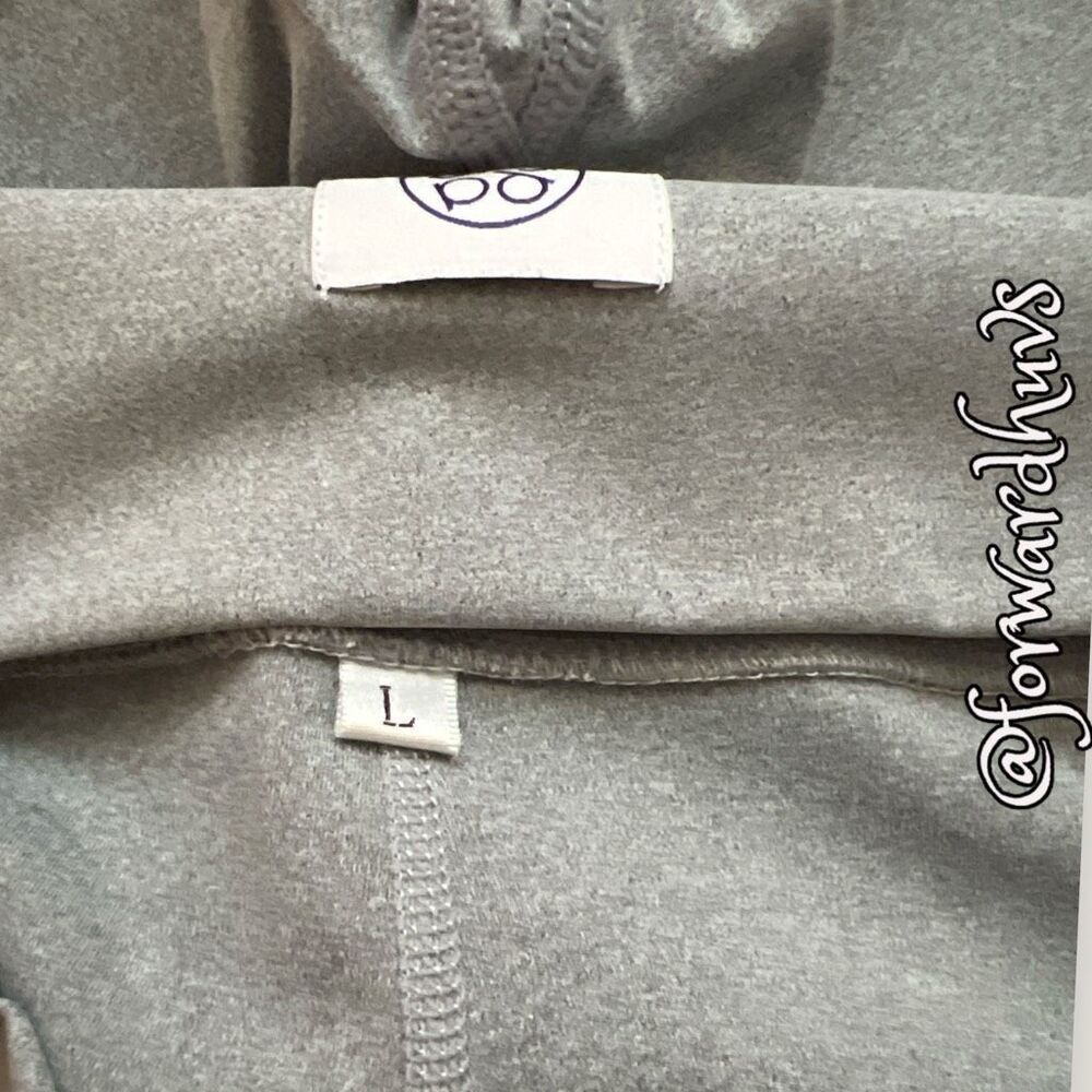 Parke Grey Athletic Shorts | Stretch Size Large - Picture 8 of 9